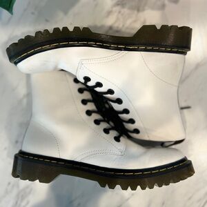 White Doc Marten boots